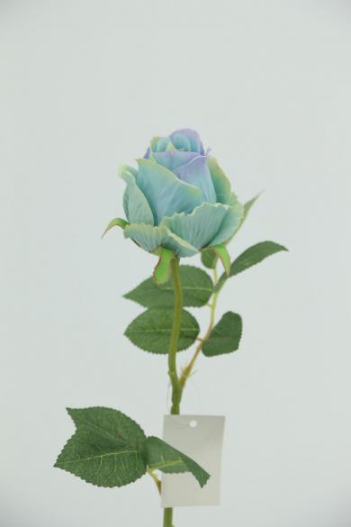 rose 8cm with 2leaves ,stem 45cm